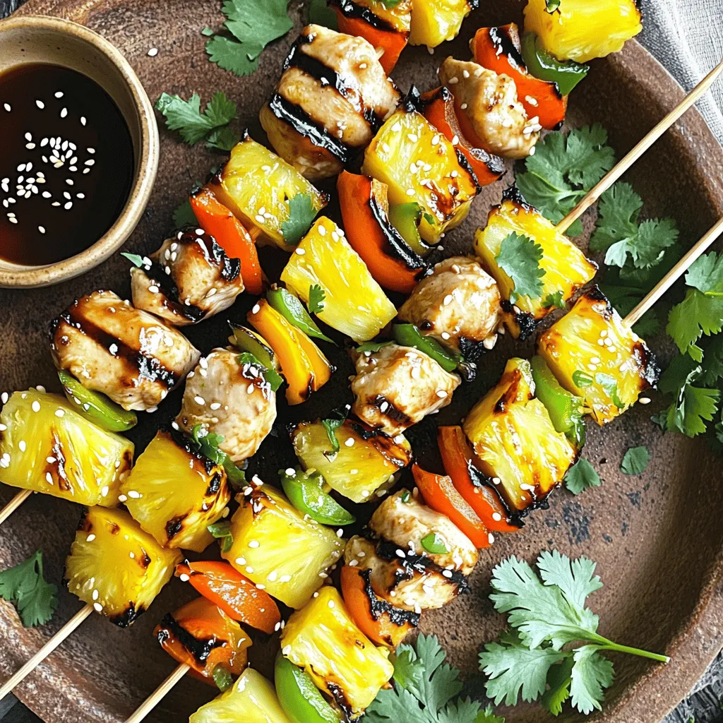 Pineapple Teriyaki Chicken Skewers Flavorful Grilling Guide