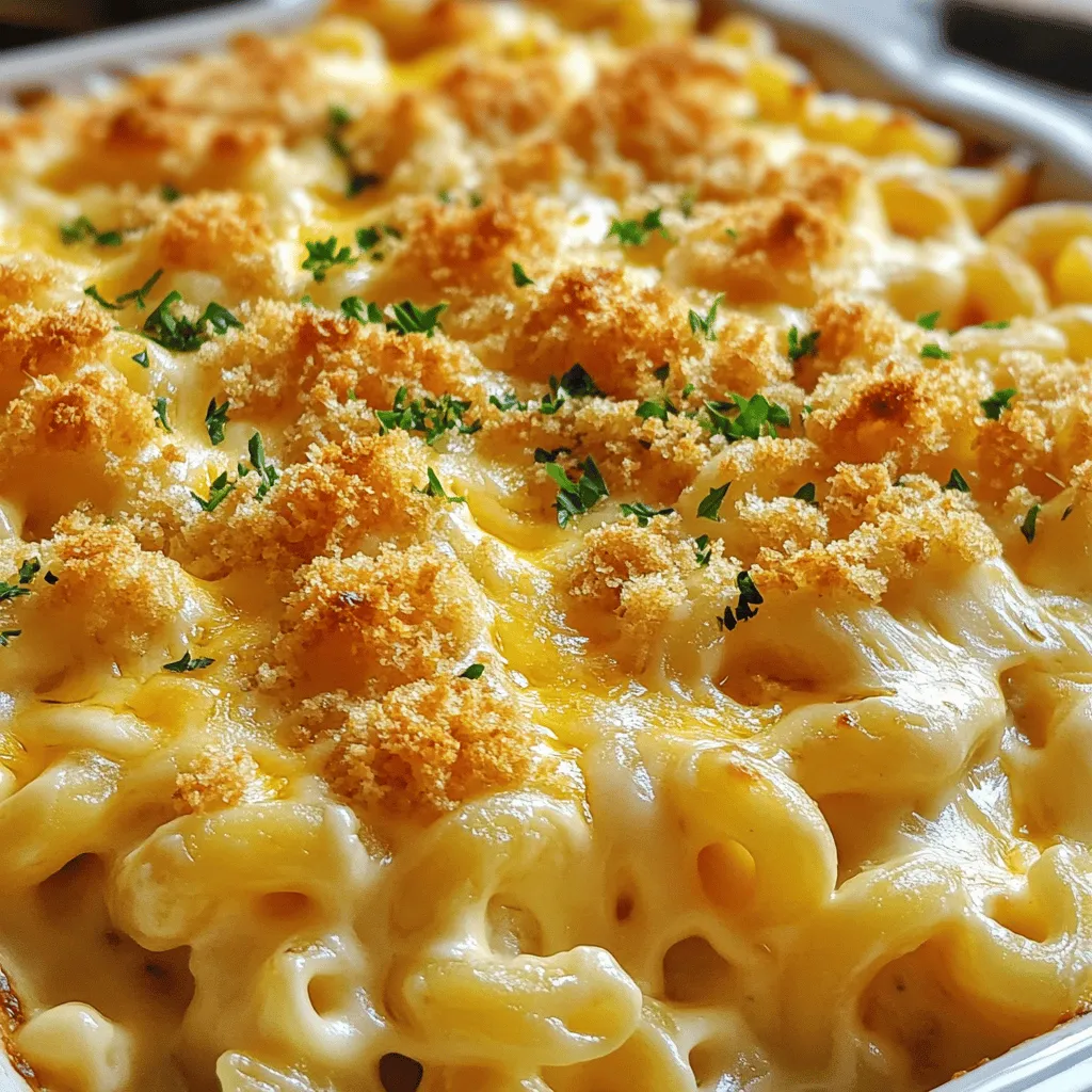 Four Cheese Baked Mac and Cheese Comfort Food Delight