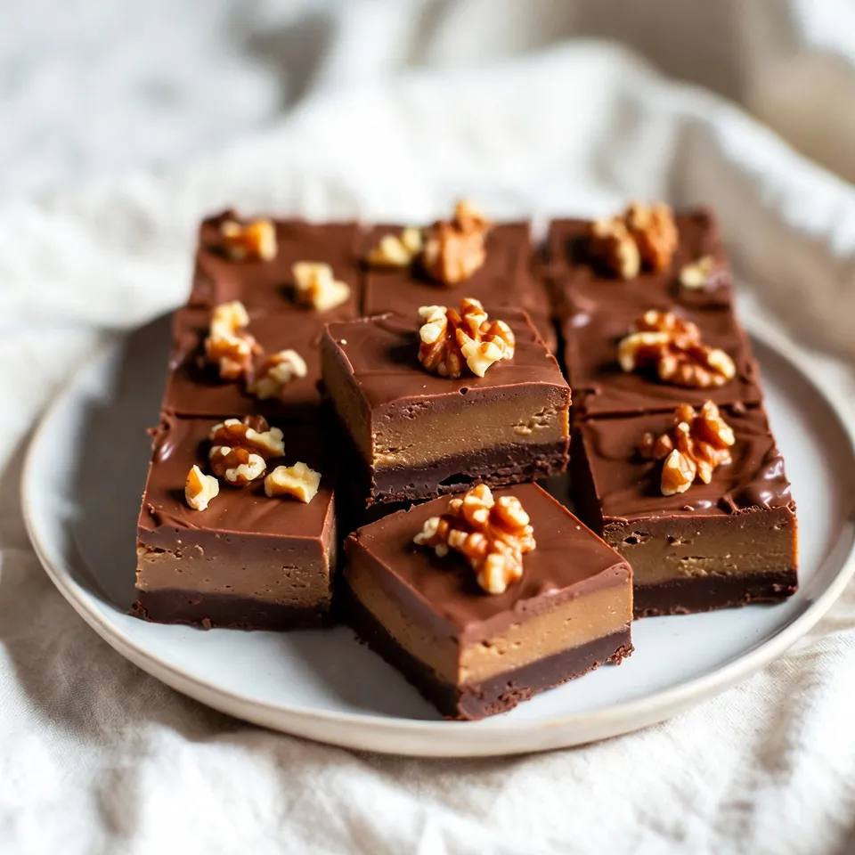 Vegan Peanut Butter Chocolate Fudge Delightful Treat