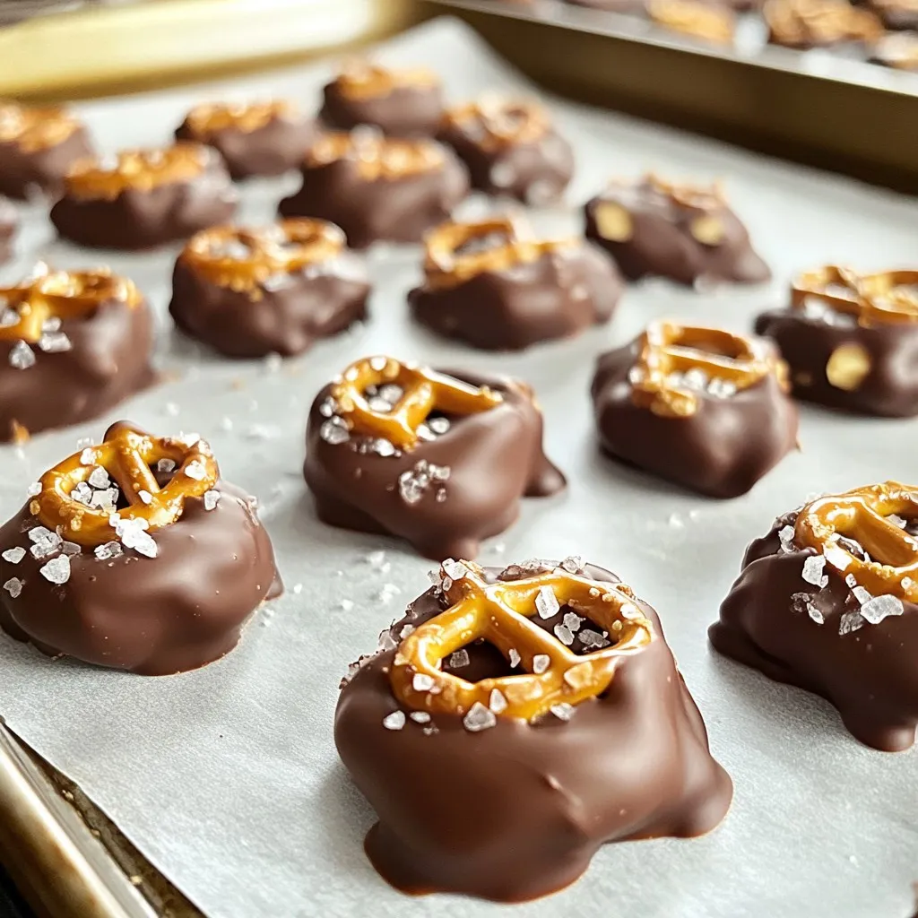 Chocolate Pretzel Peanut Clusters Irresistible Treat