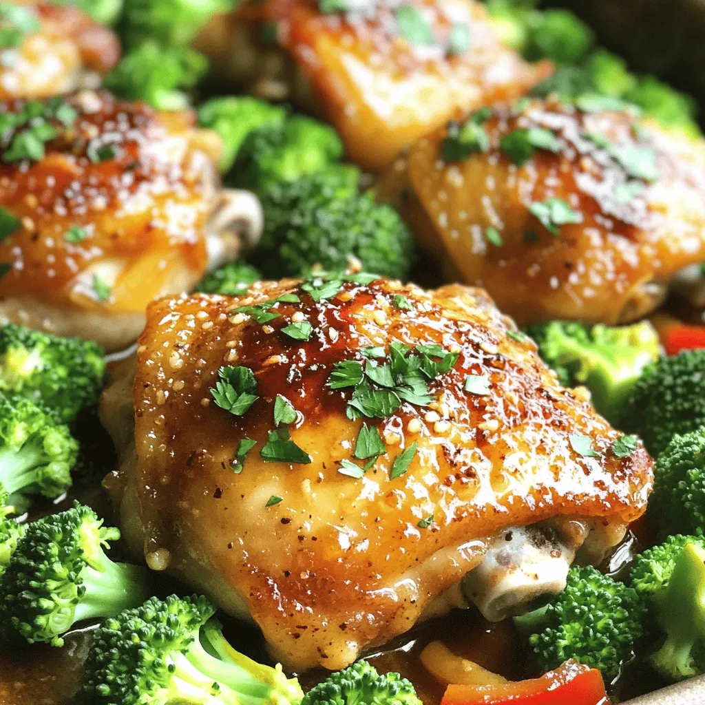 One Pan Honey Garlic Chicken Simple and Tasty Meal