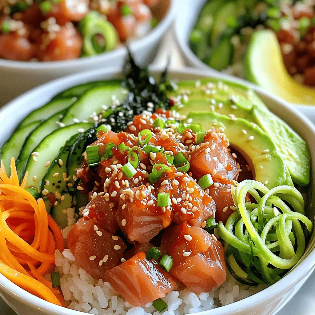 Spicy Tuna Sushi Bowls Flavorful and Fresh Delight