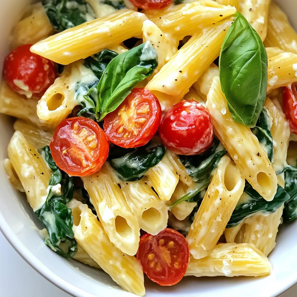 One Pot Spinach Ricotta Pasta Quick and Easy Meal