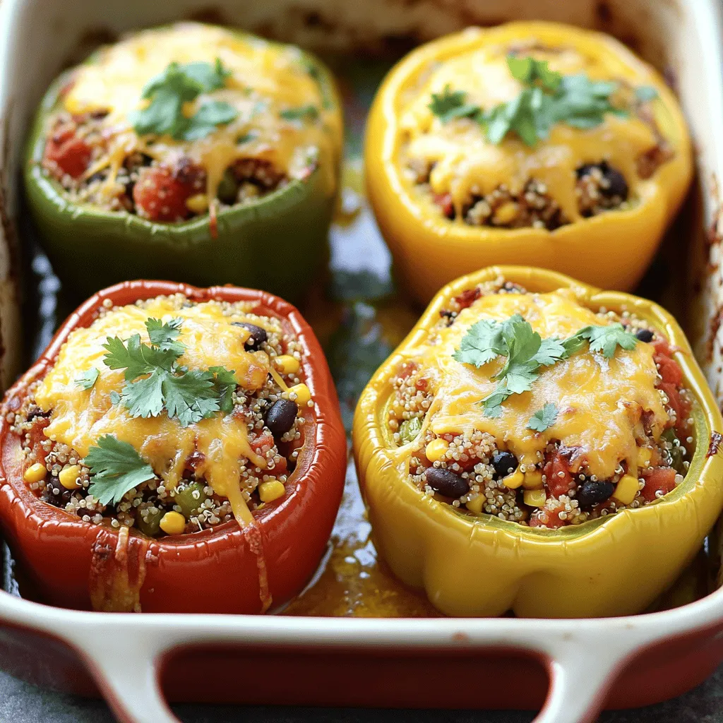 Cheesy Stuffed Bell Peppers Easy and Flavorful Meal