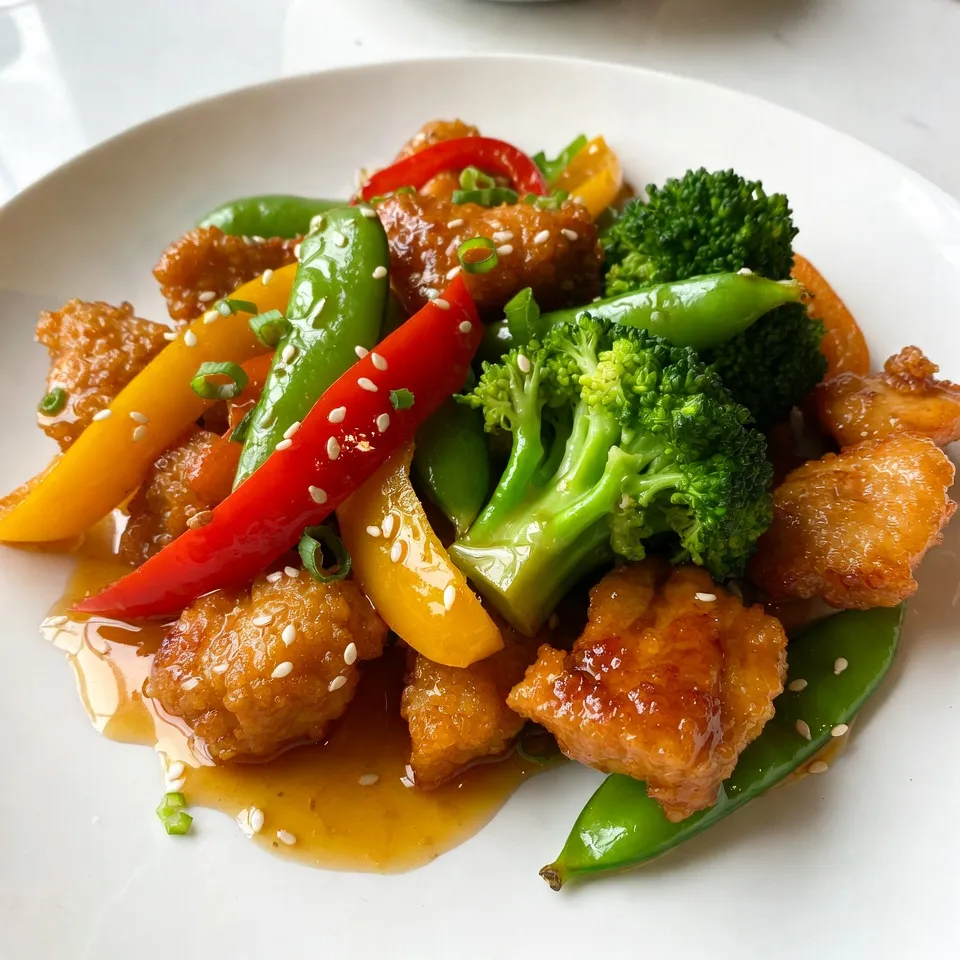 Orange Glazed Chicken Stir Fry Quick and Flavorful Dish