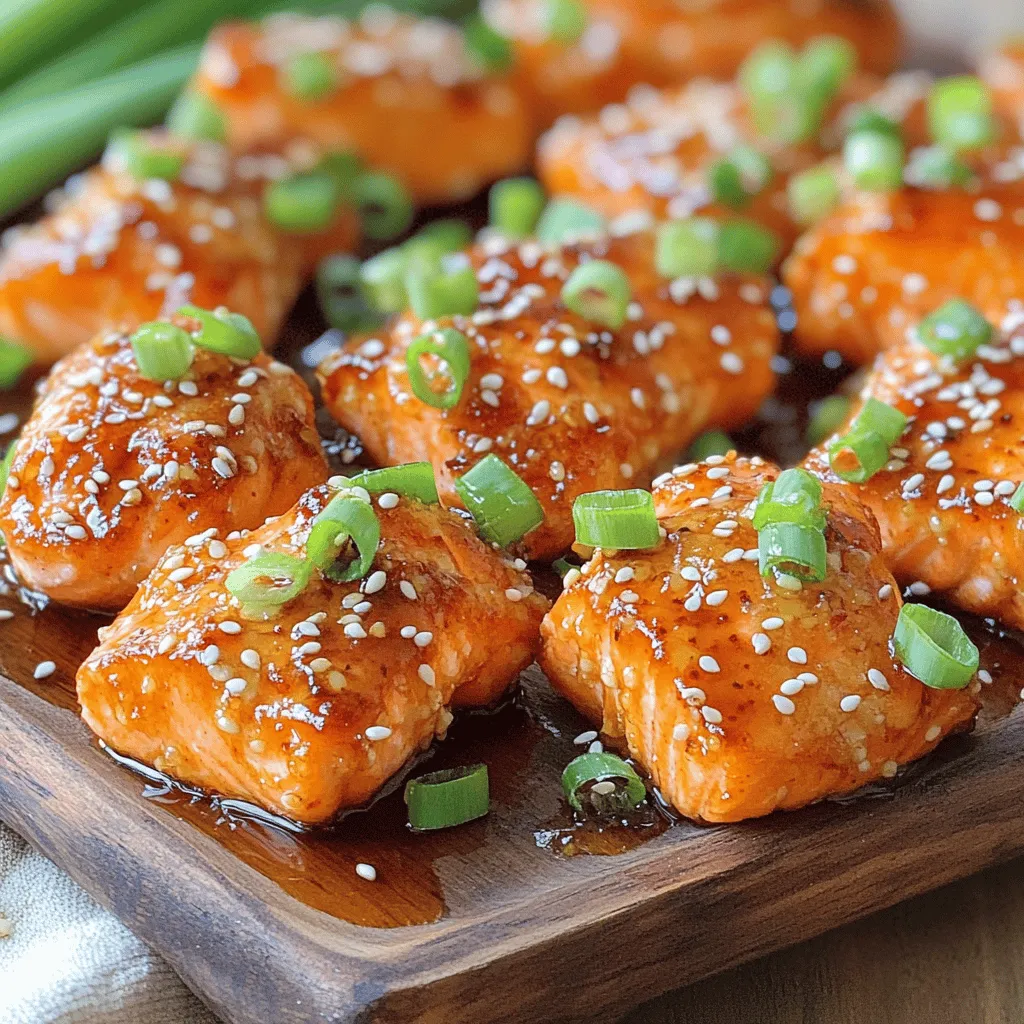 Crispy Honey Garlic Salmon Bites Easy and Flavorful Treat