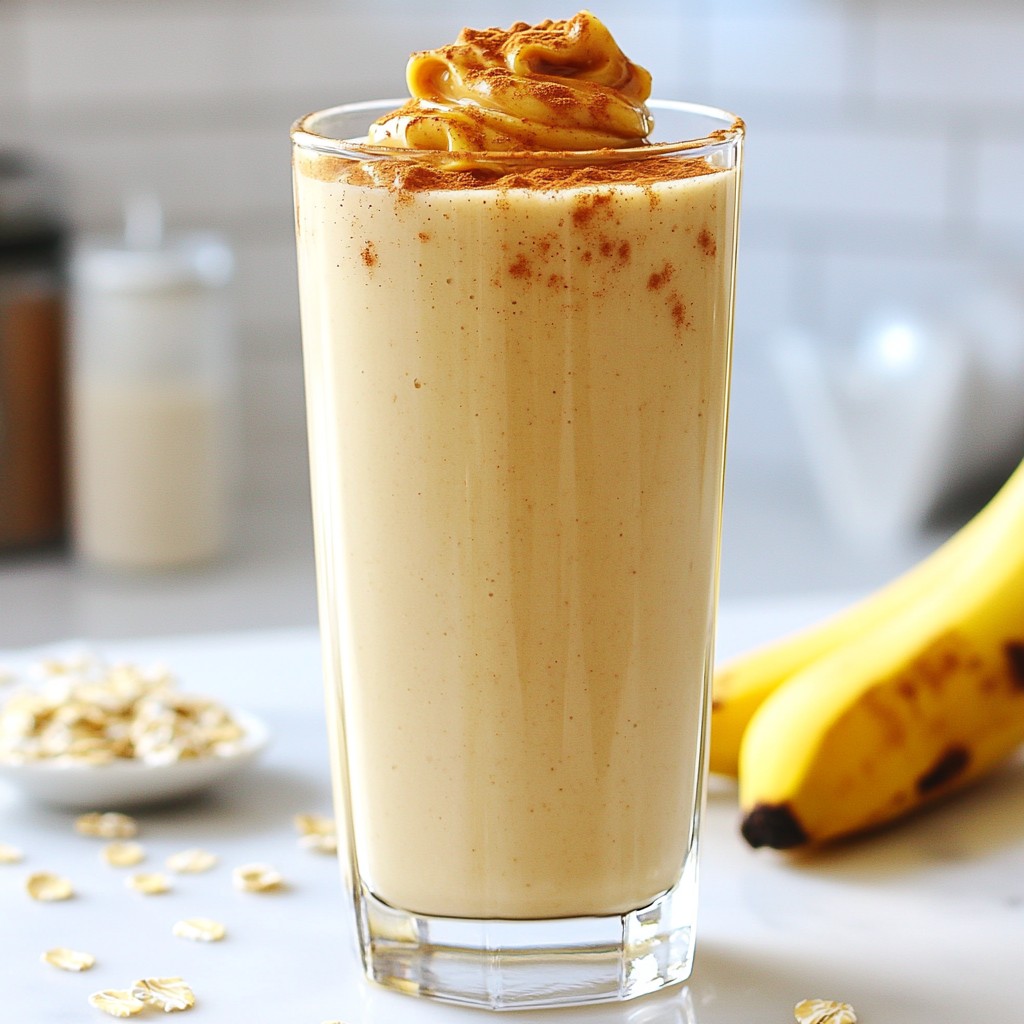 Cinnamon Roll Protein Smoothie Easy and Tasty Recipe