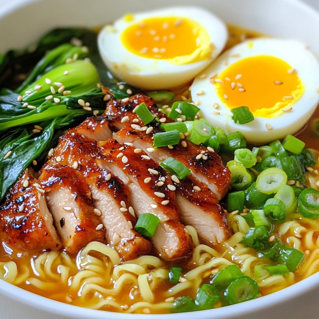 Spicy Garlic Chicken Ramen Flavorful and Simple Recipe