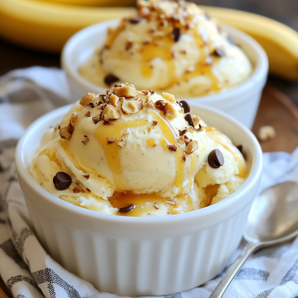 Irresistible Peanut Butter Banana Ice Cream Recipe