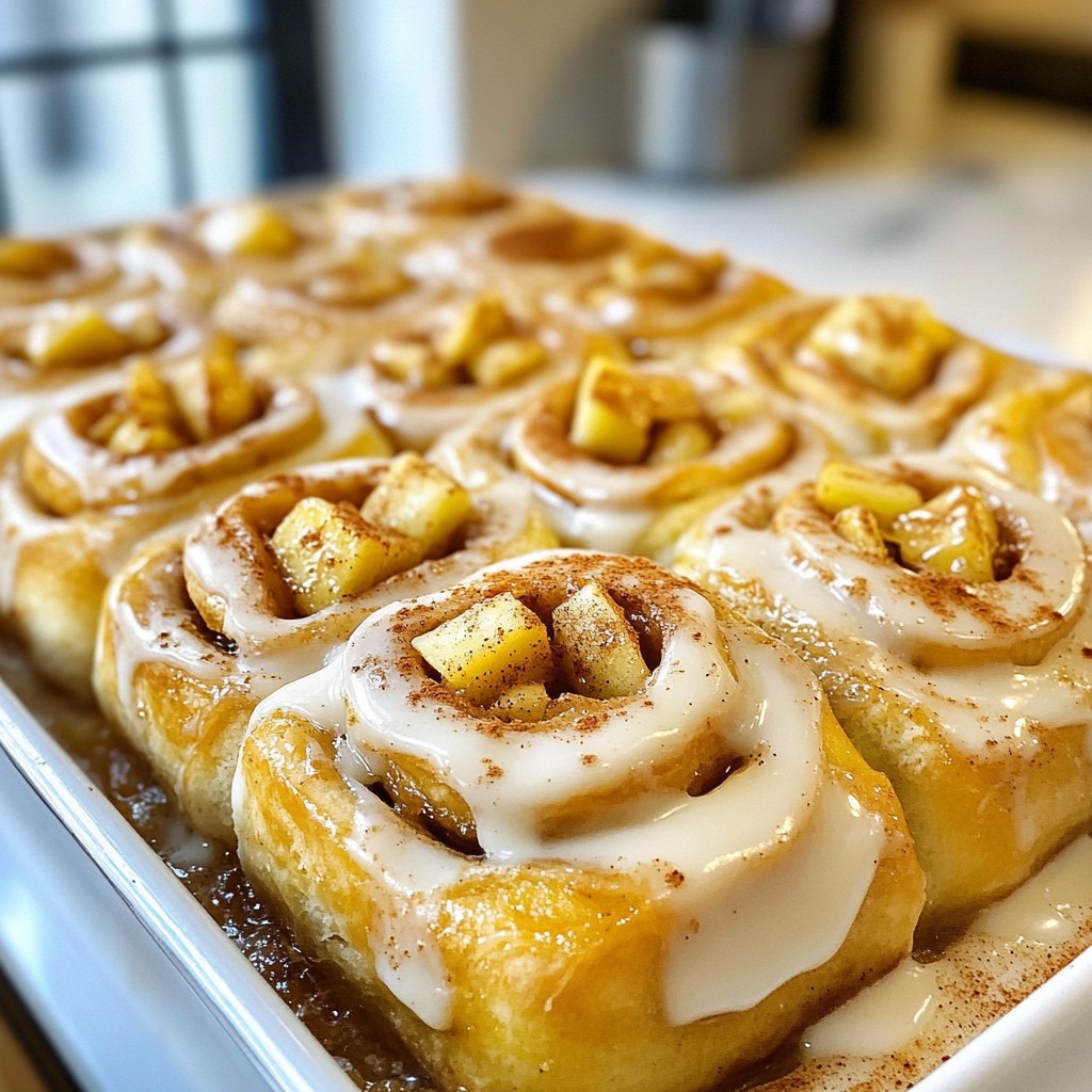 Savory Apple Pie Cinnamon Rolls Easy and Irresistible