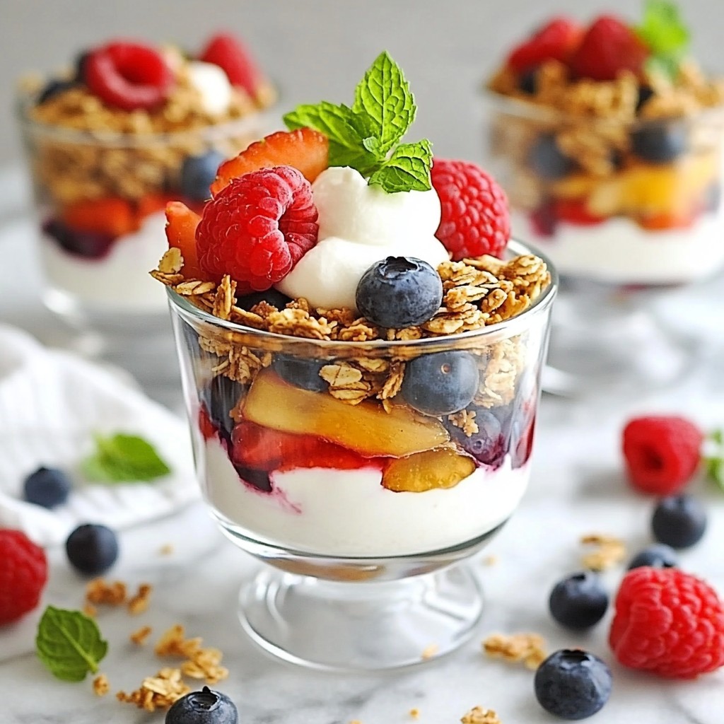 Triple Berry Yogurt Parfait Delightful and Easy Dish