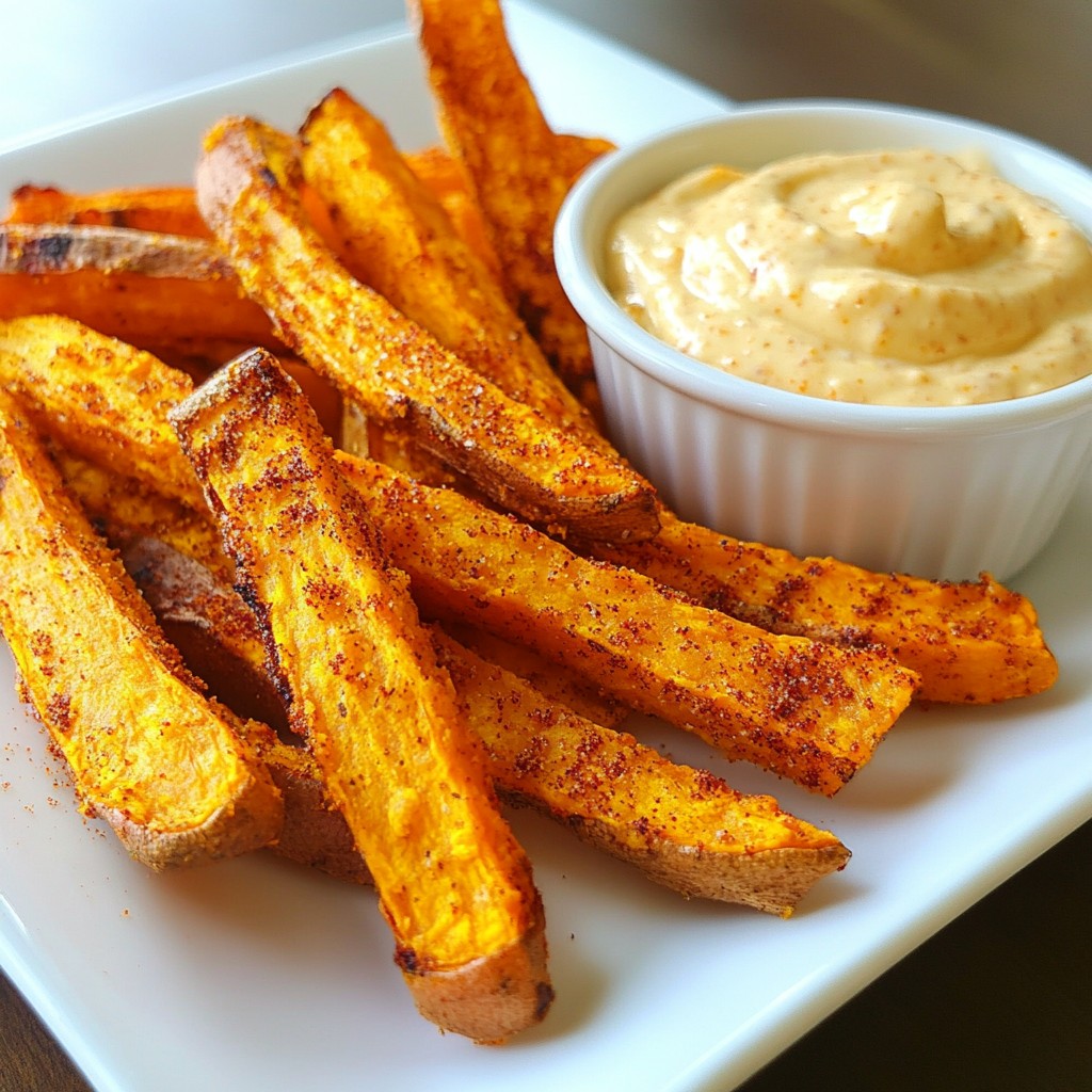 Sweet Potato Fries with Chipotle Aioli Delight