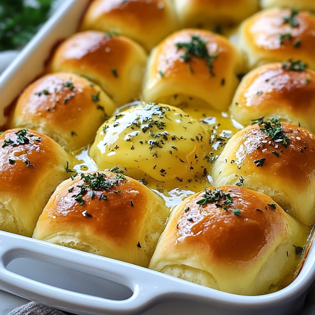 Buttery Herb Pull-Apart Rolls Soft and Tasty Delight