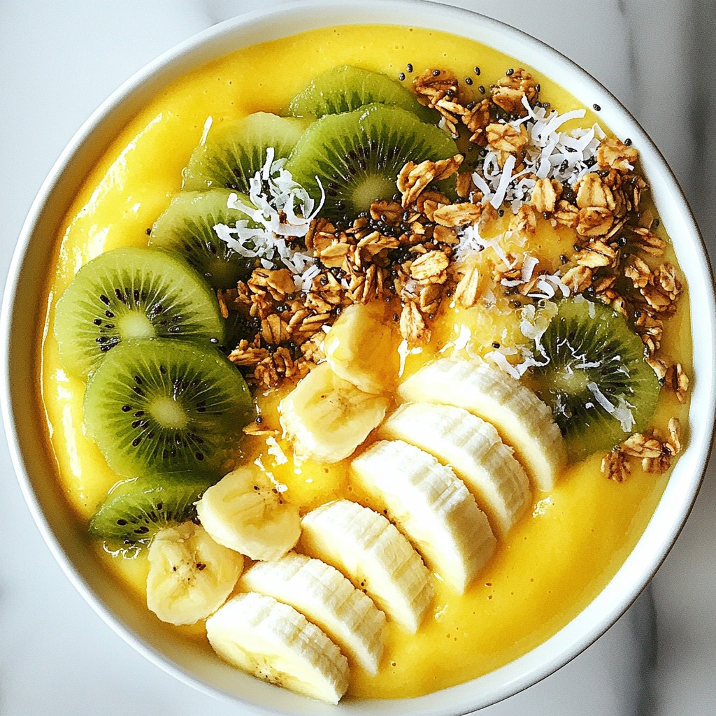 Pineapple Coconut Smoothie Bowl Fresh and Creamy Delight