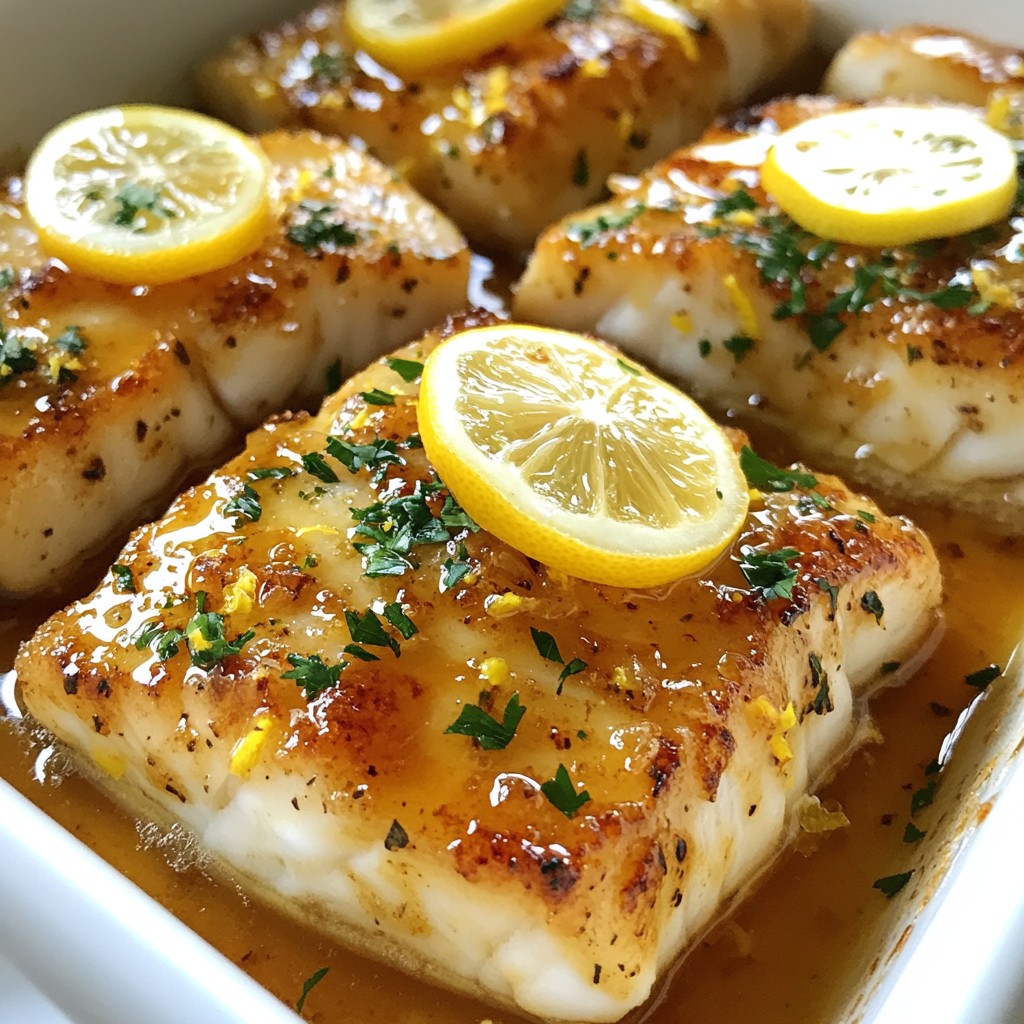 Honey Lemon Baked Cod Flavorful and Simple Dish