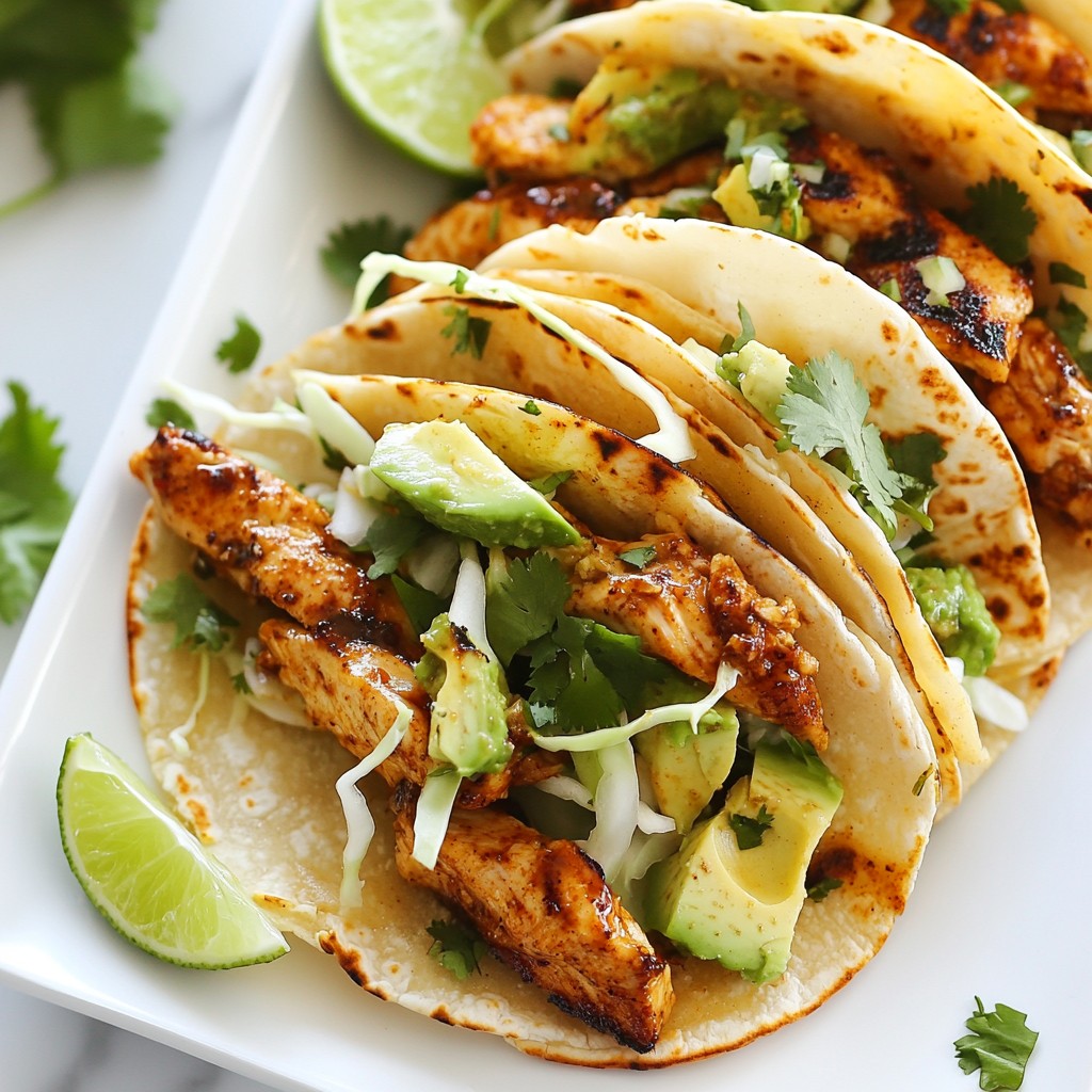 Spicy Chipotle Chicken Tacos Tasty and Quick Recipe