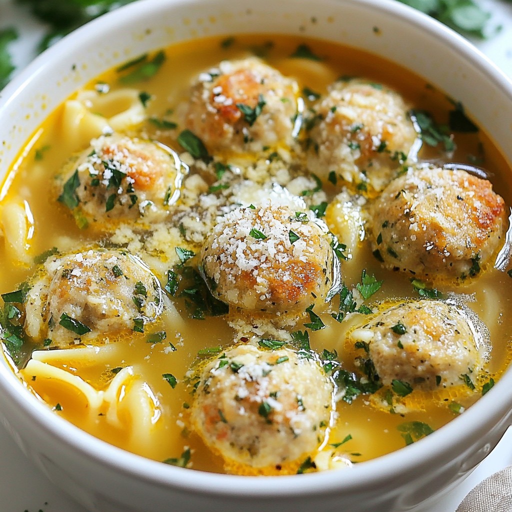 Italian Wedding Soup Flavorful and Comforting Recipe
