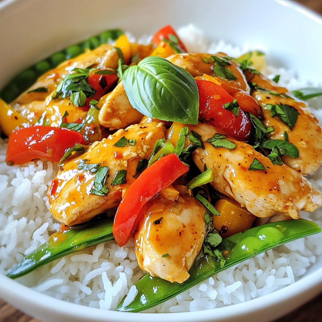Thai Basil Chicken Stir Fry Flavorful and Quick Meal
