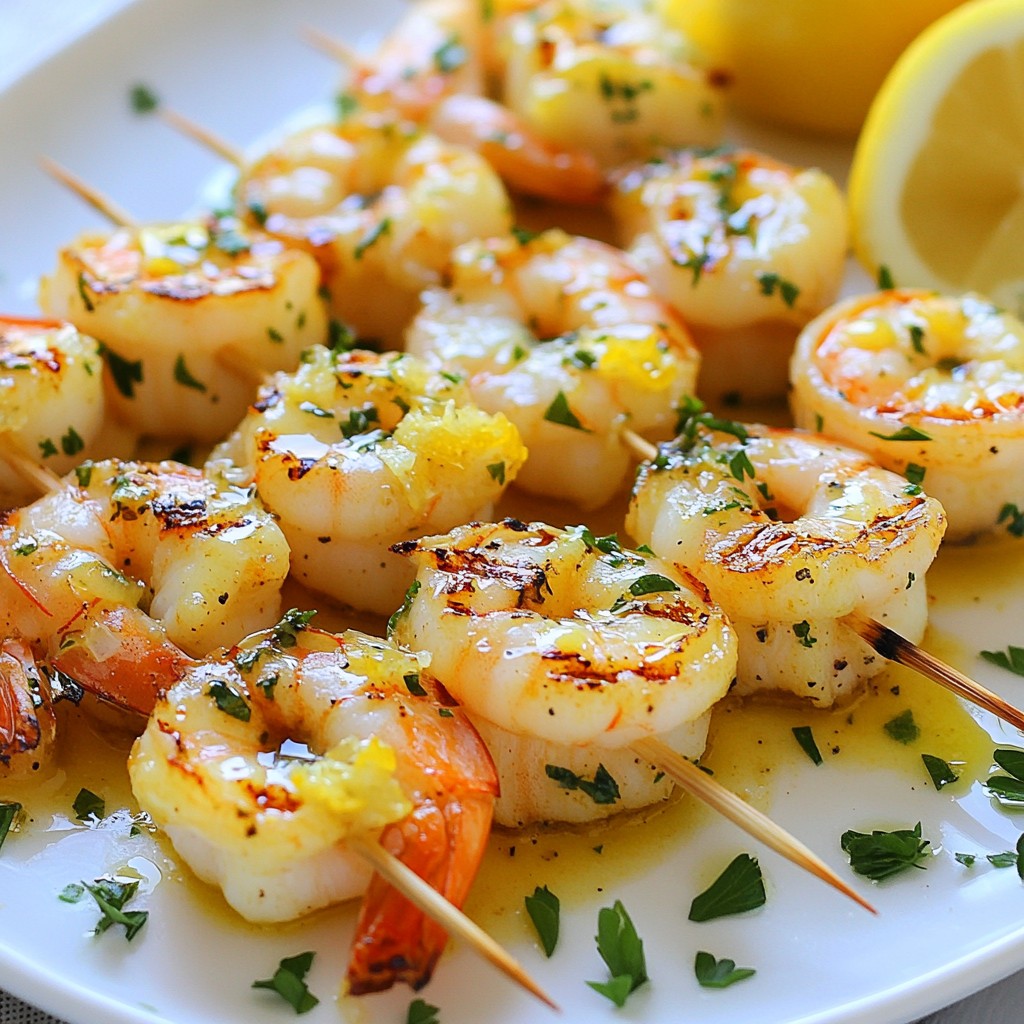 Lemon Herb Grilled Shrimp Delightfully Zesty Recipe