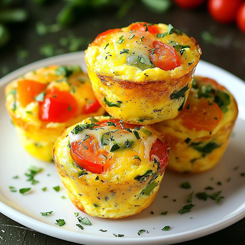 Veggie Loaded Egg Muffins Simple and Tasty Meal