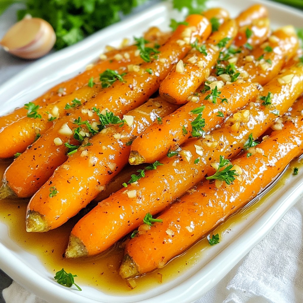 Honey Garlic Glazed Carrots Savory and Simple Recipe