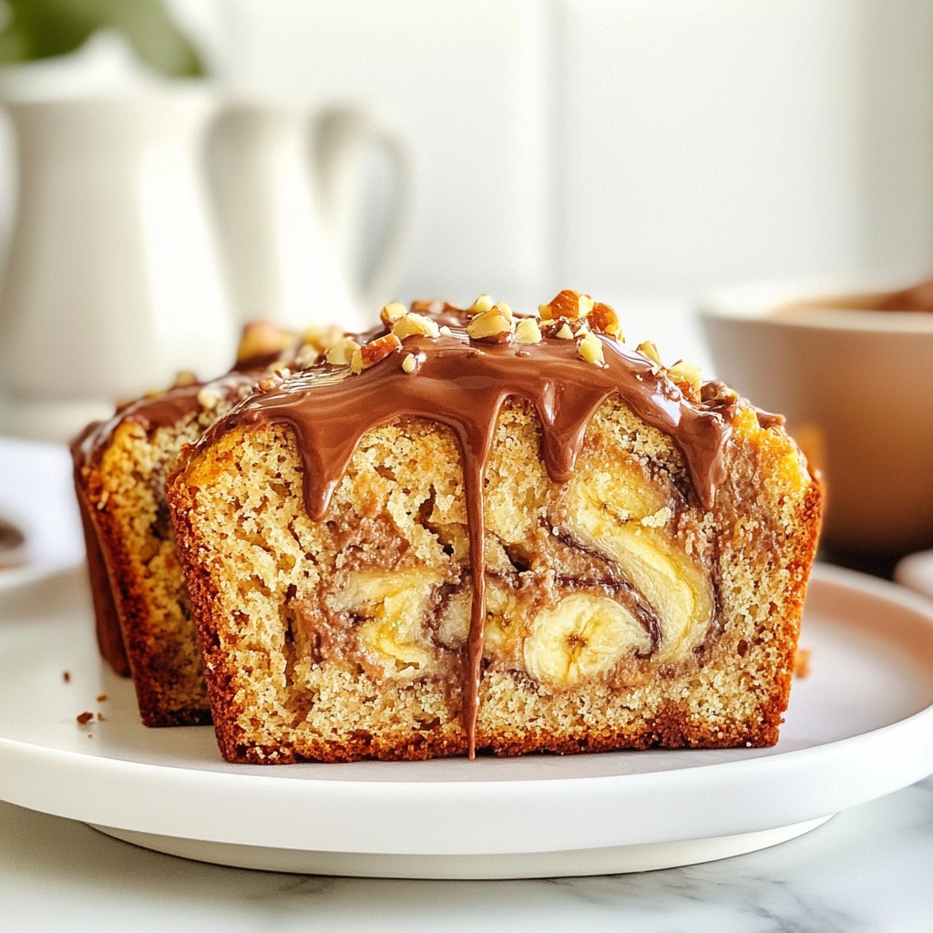 Irresistible Banana Nutella Swirl Bread Recipe