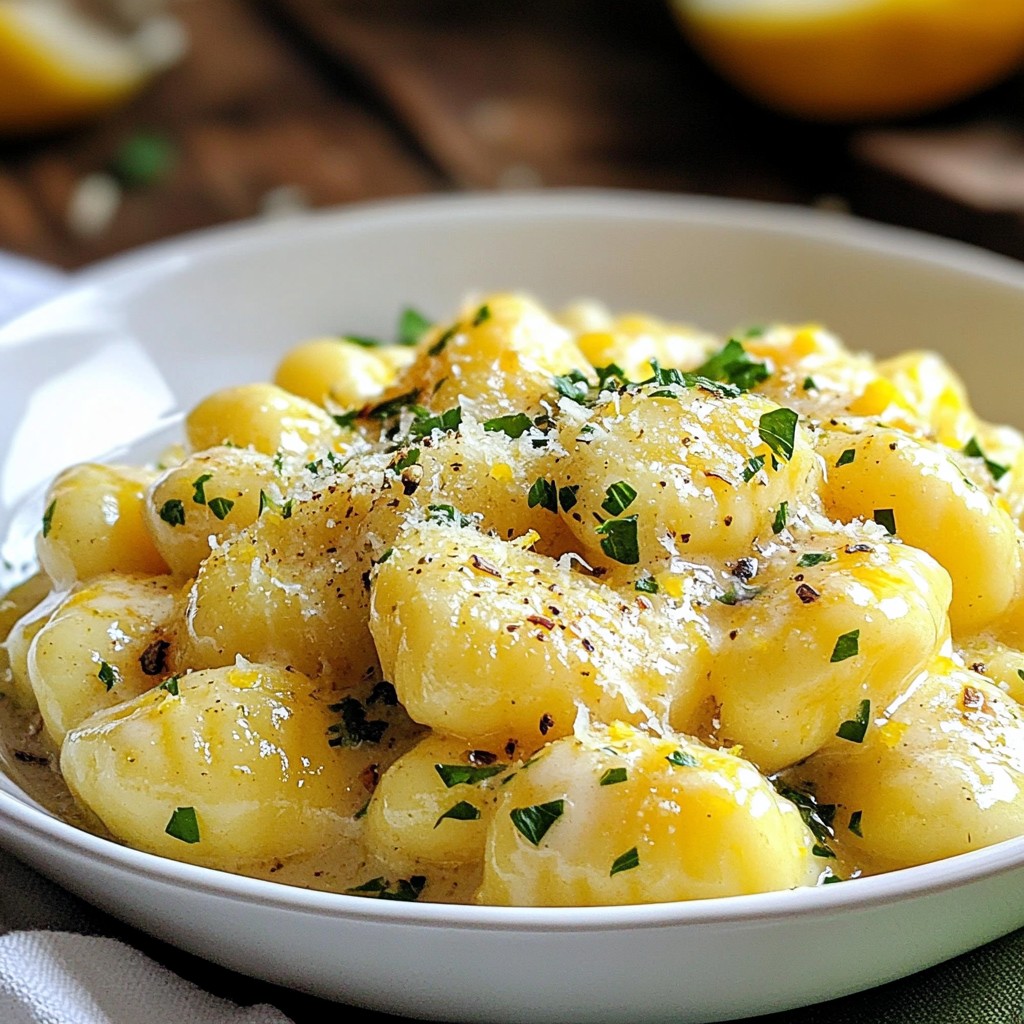 Creamy Garlic Parmesan Gnocchi Easy and Flavorful Meal
