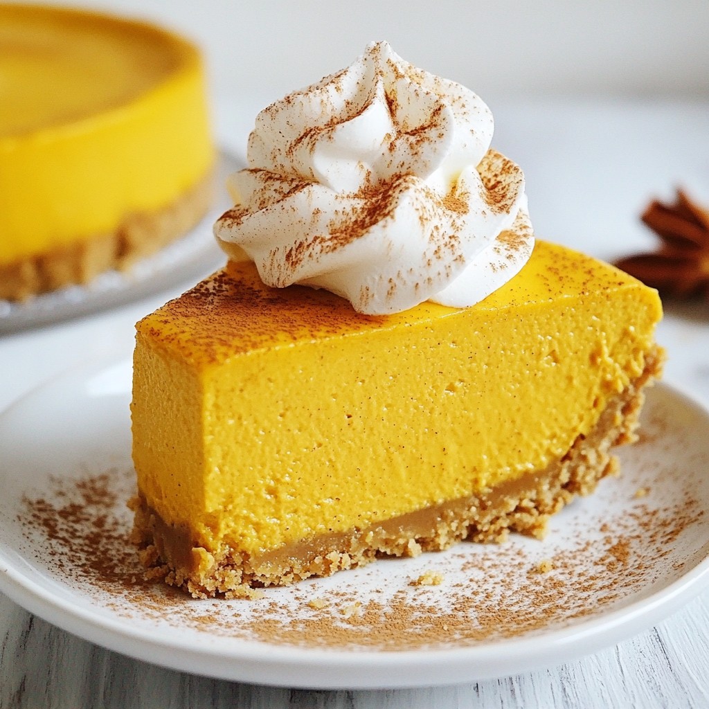 No Bake Pumpkin Cheesecake Delicious Fall Desserts