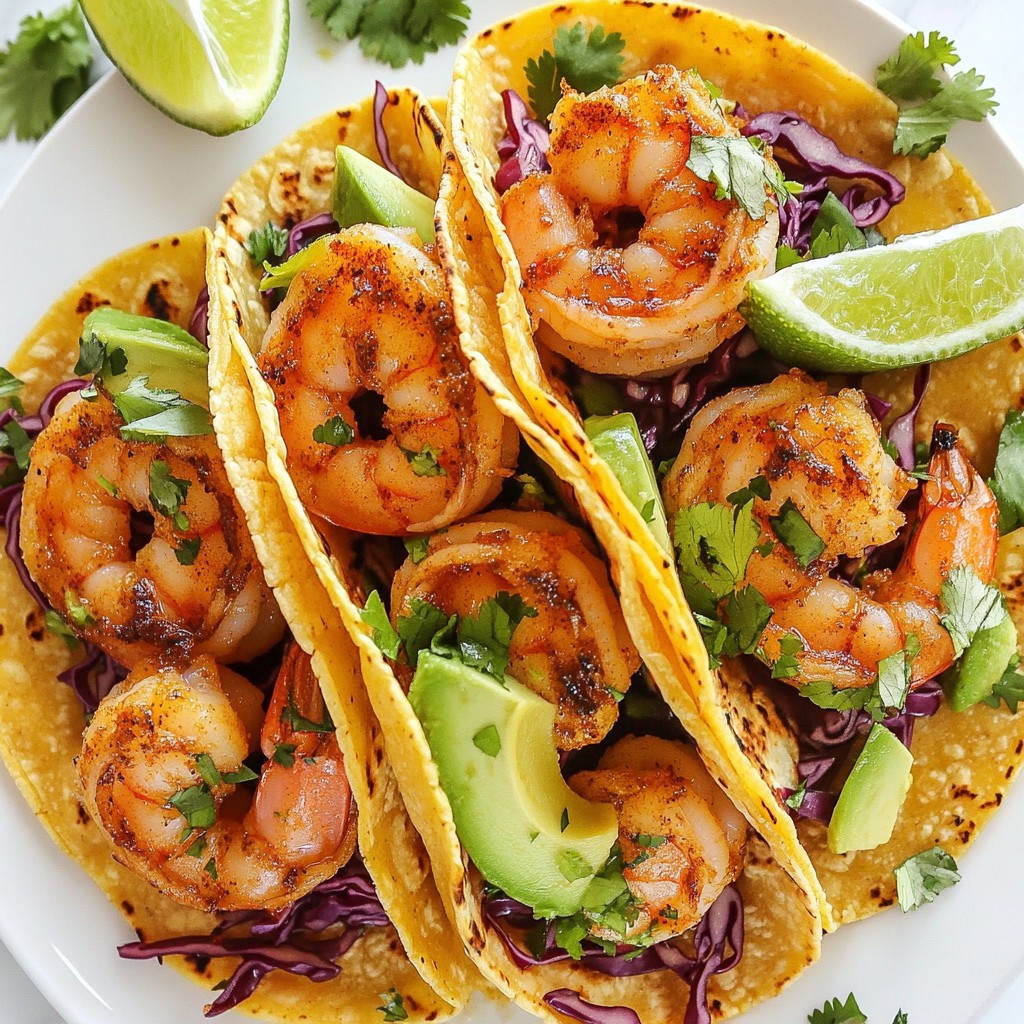 Cilantro Lime Shrimp Tacos Flavorful and Easy Dish