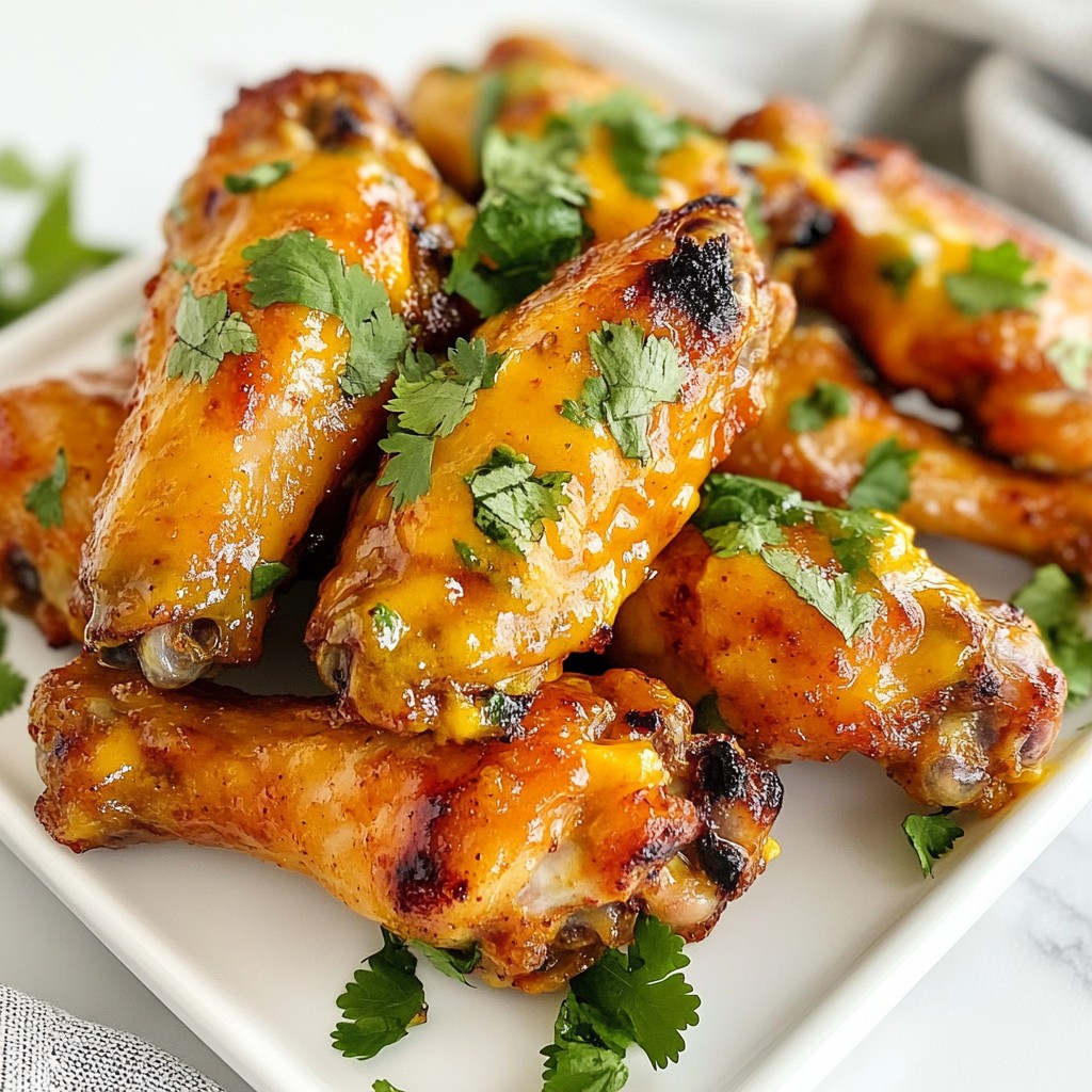 Mango Habanero Chicken Wings Flavorful and Spicy Treat