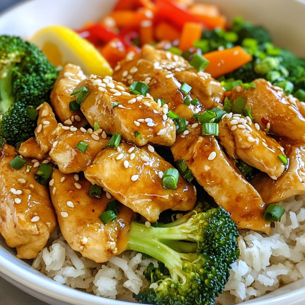 Honey Lemon Chicken Stir Fry Flavorful and Simple Dish