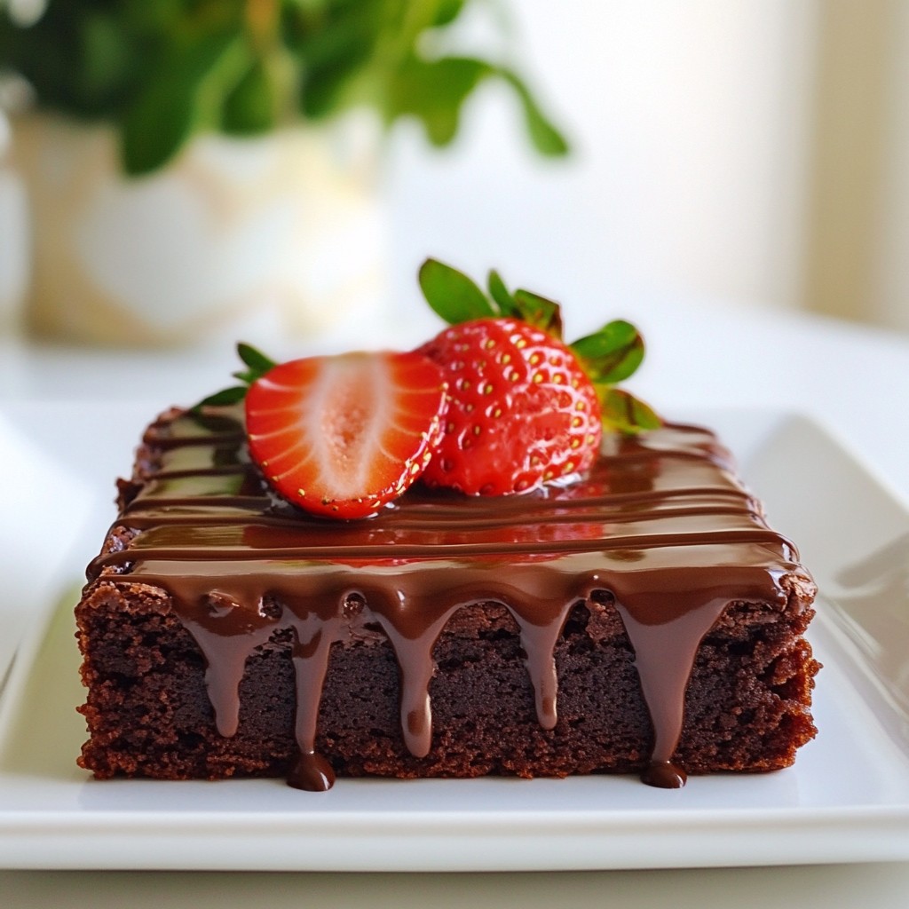 Chocolate Covered Strawberry Brownies Delightful Dessert