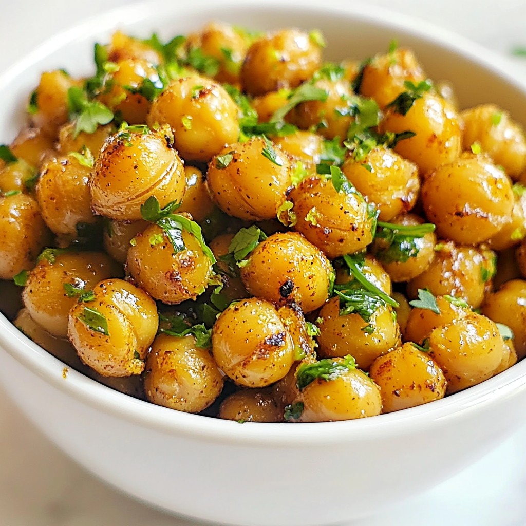 Chili Lime Roasted Chickpeas Crispy and Flavorful Snack