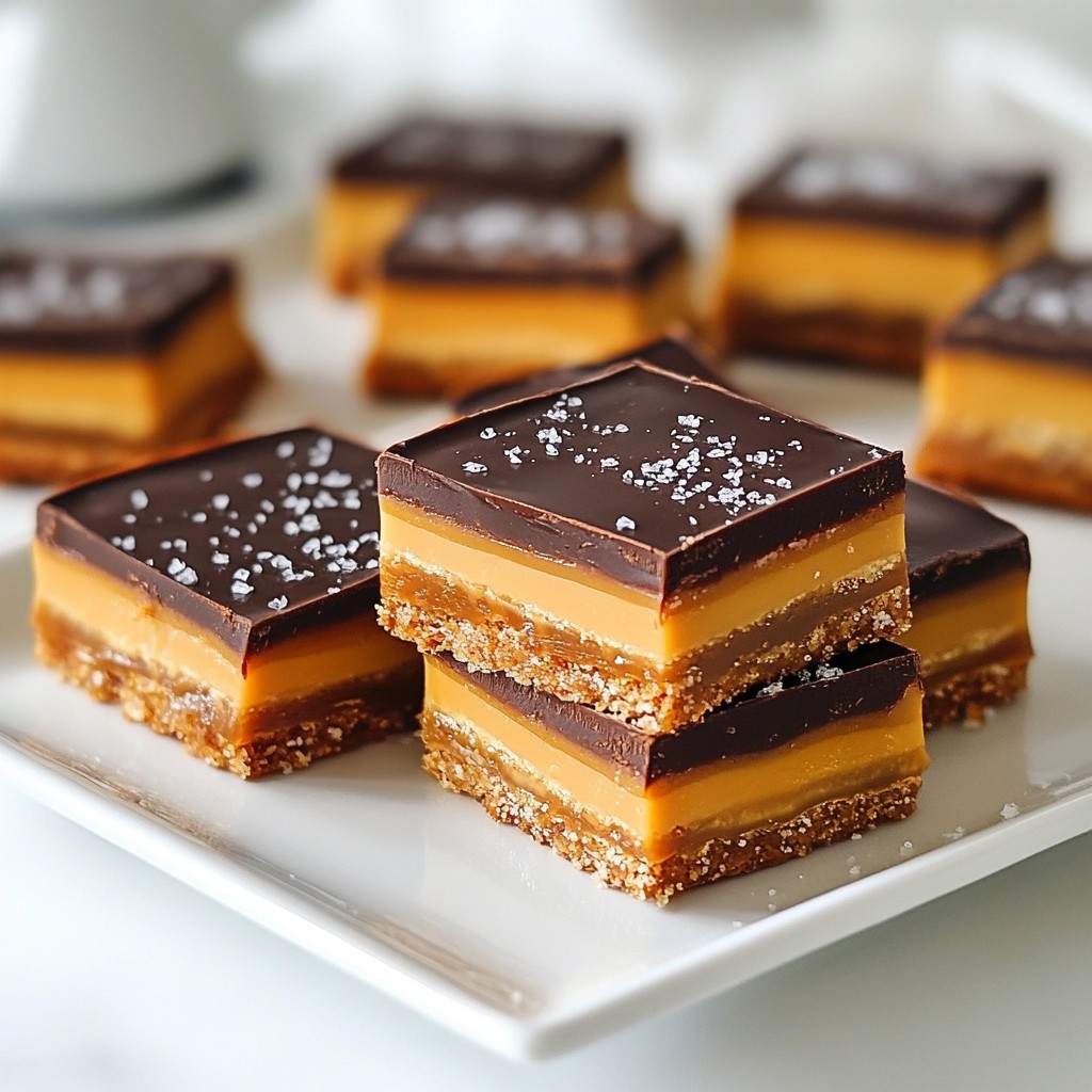 Chocolate Caramel Pretzel Bars Irresistible Treat