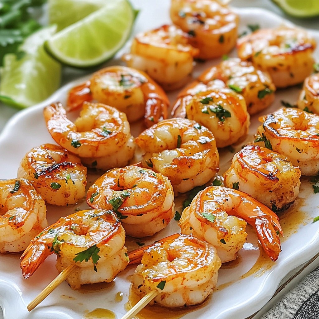 Chili Lime Shrimp Skewers Fresh and Flavorful Treat