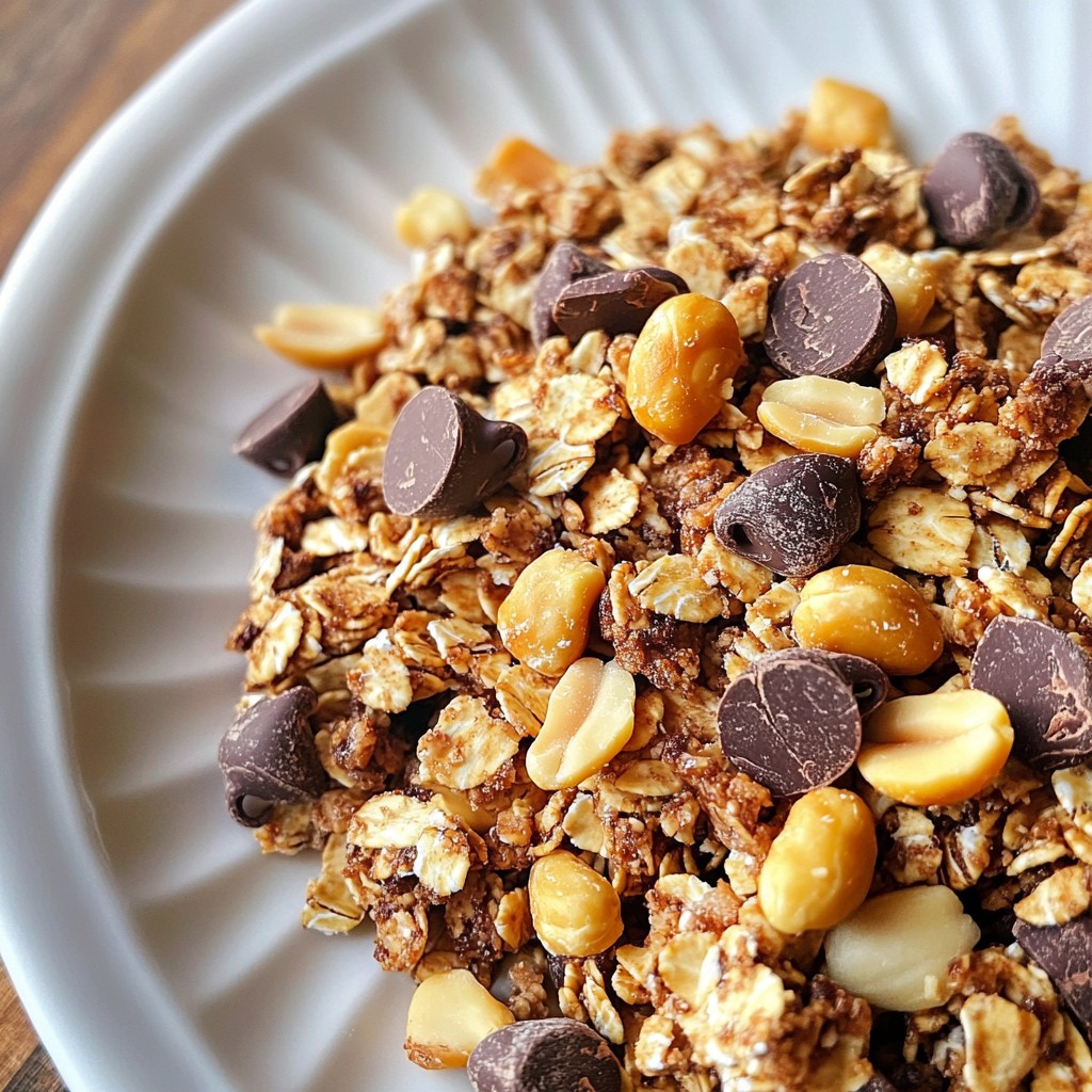 Chocolate Peanut Butter Granola Tasty and Simple Recipe