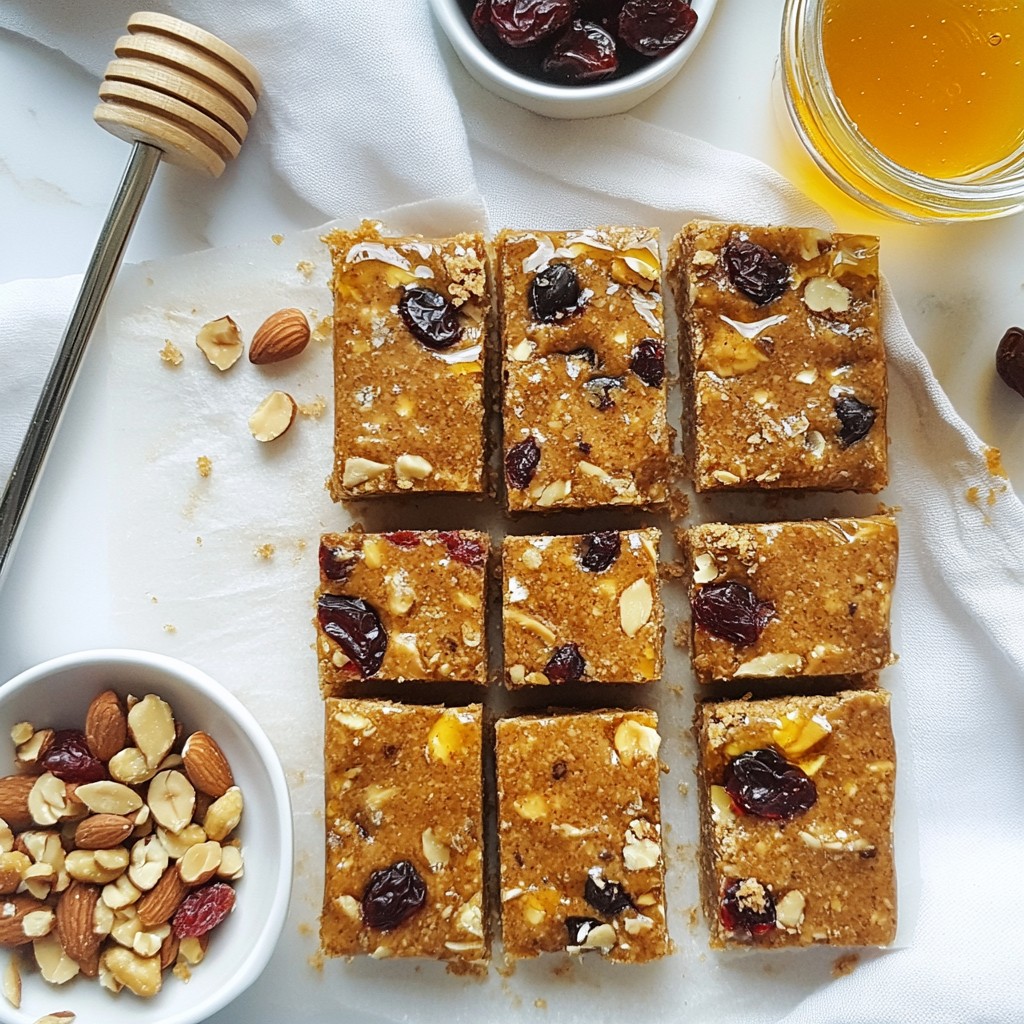 Almond Butter Energy Squares Easy and Nutritious Snack