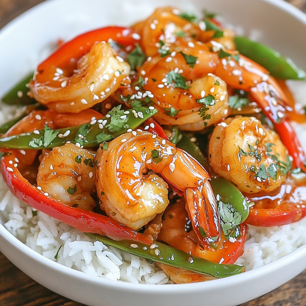 Honey Garlic Shrimp Stir Fry Flavorful and Quick Meal
