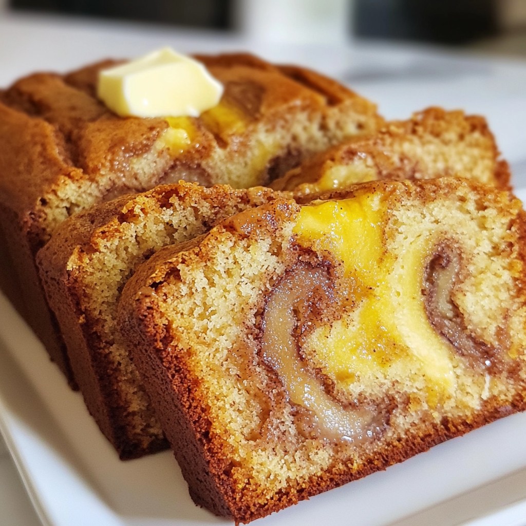 Cinnamon Swirl Banana Bread Soft and Flavorful Treat