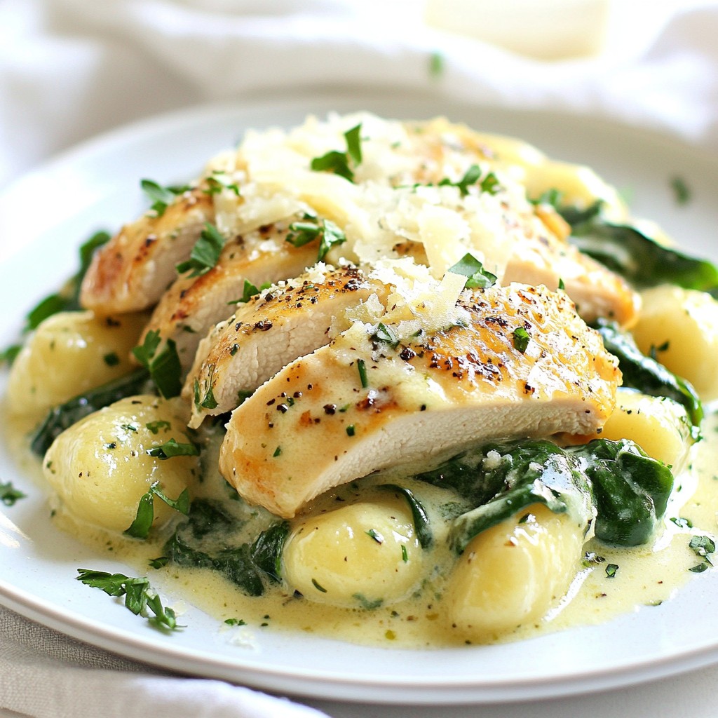 Garlic Herb Chicken and Gnocchi Flavorful Delight