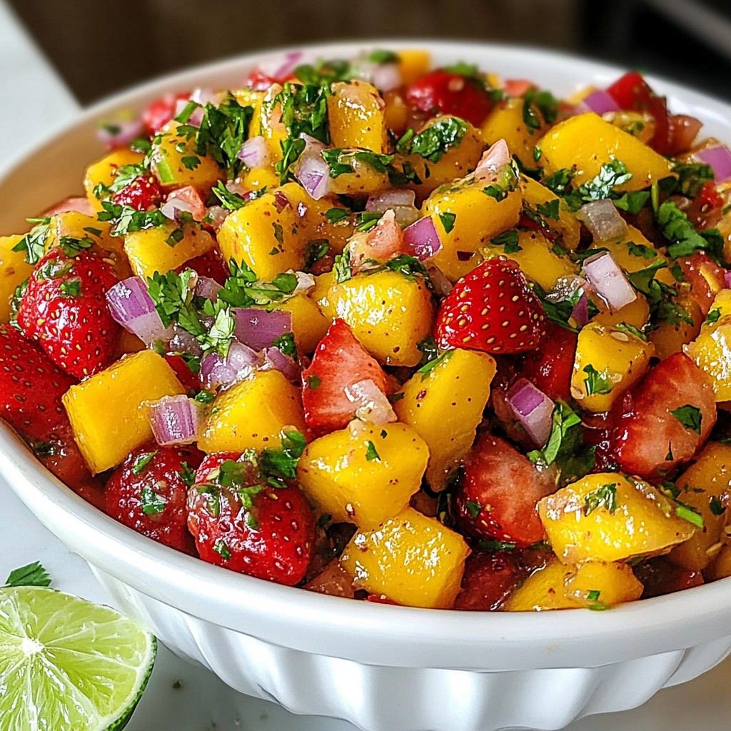Strawberry Mango Salsa Fresh and Flavorful Delight