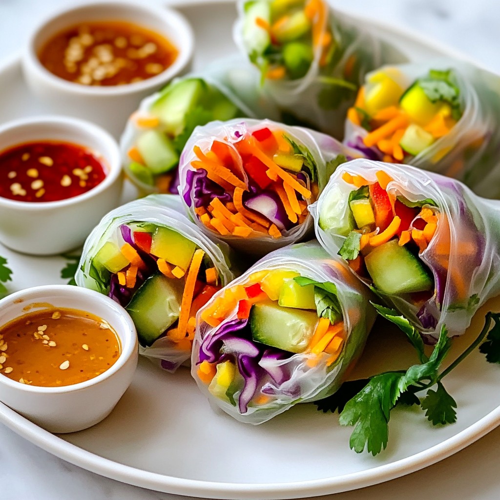 Veggie Spring Rolls Fresh and Flavorful Recipe Guide