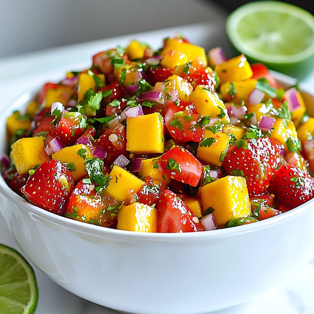 Strawberry Mango Salsa Fresh and Flavorful Delight