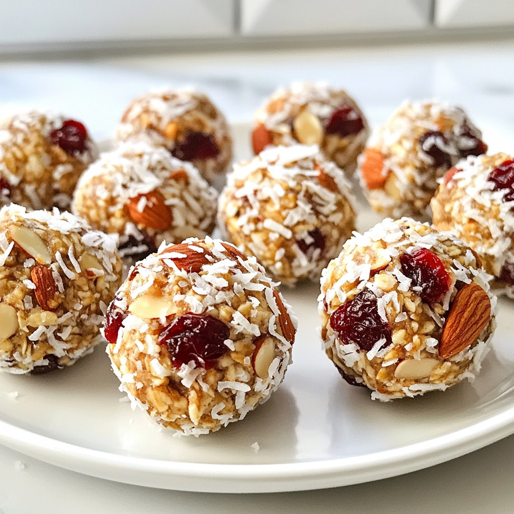 Cherry Almond Energy Bites Easy Healthy Snack Idea