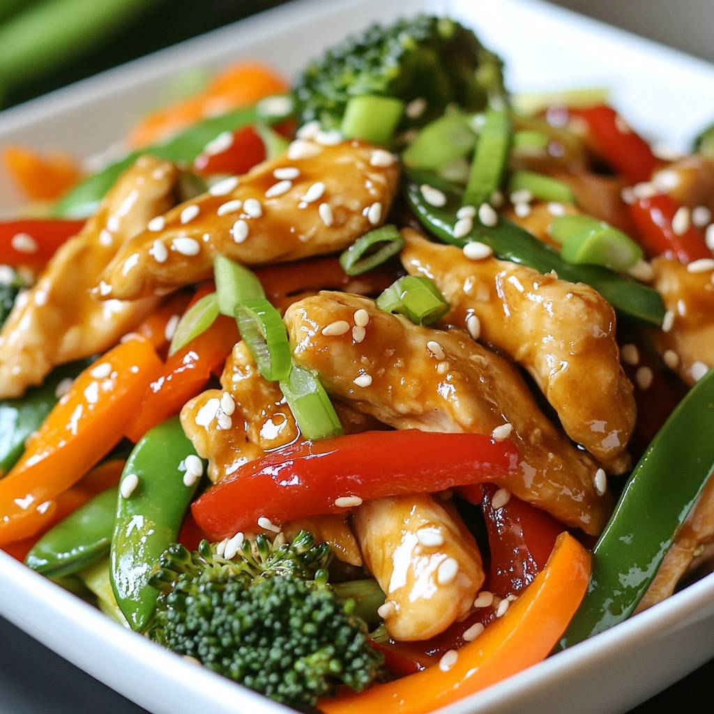 Sesame Ginger Chicken Stir Fry Flavorful and Easy Meal