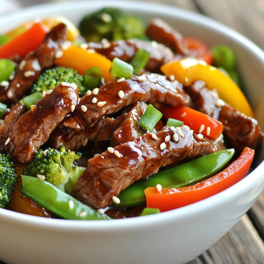 Teriyaki Steak Stir Fry Quick and Flavorful Recipe