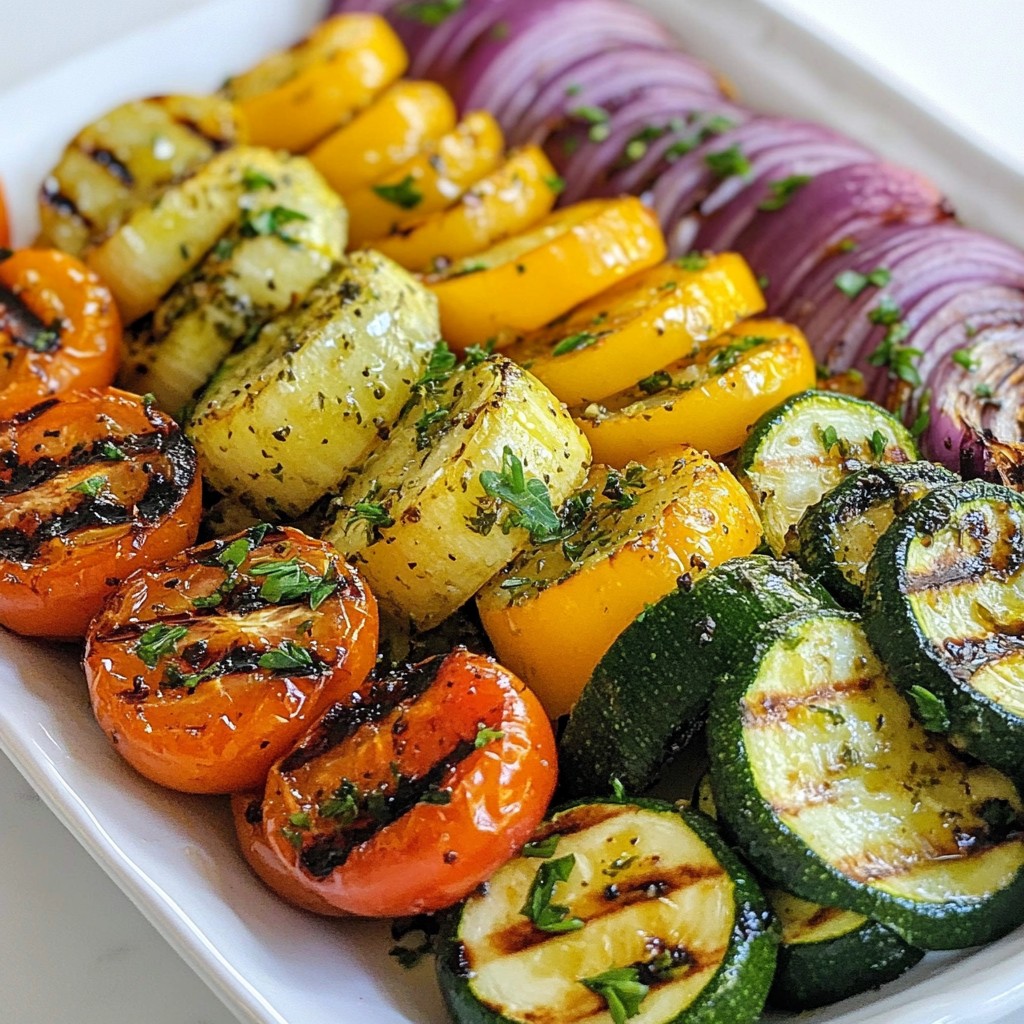 Lemon Herb Grilled Veggies Fresh and Flavorful Dish