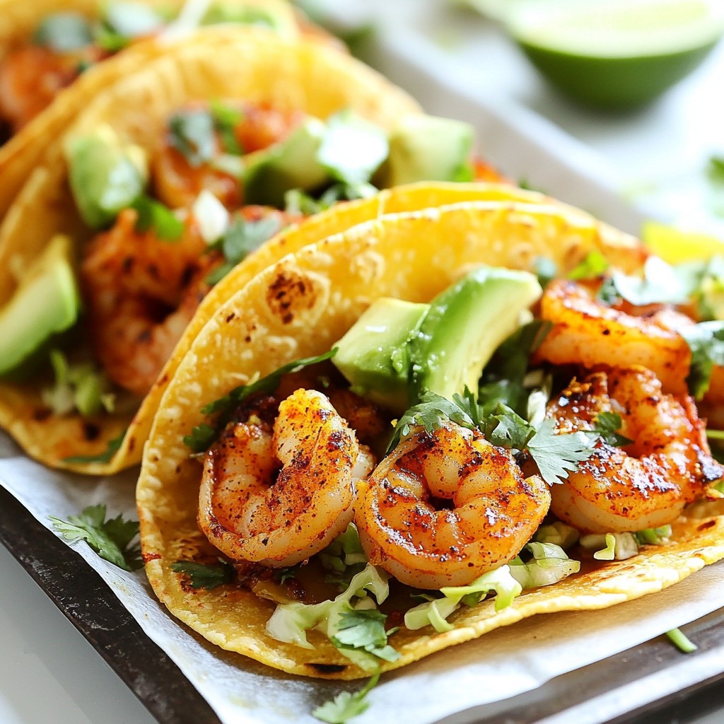 Spicy Cajun Shrimp Tacos Bold and Flavorful Feast