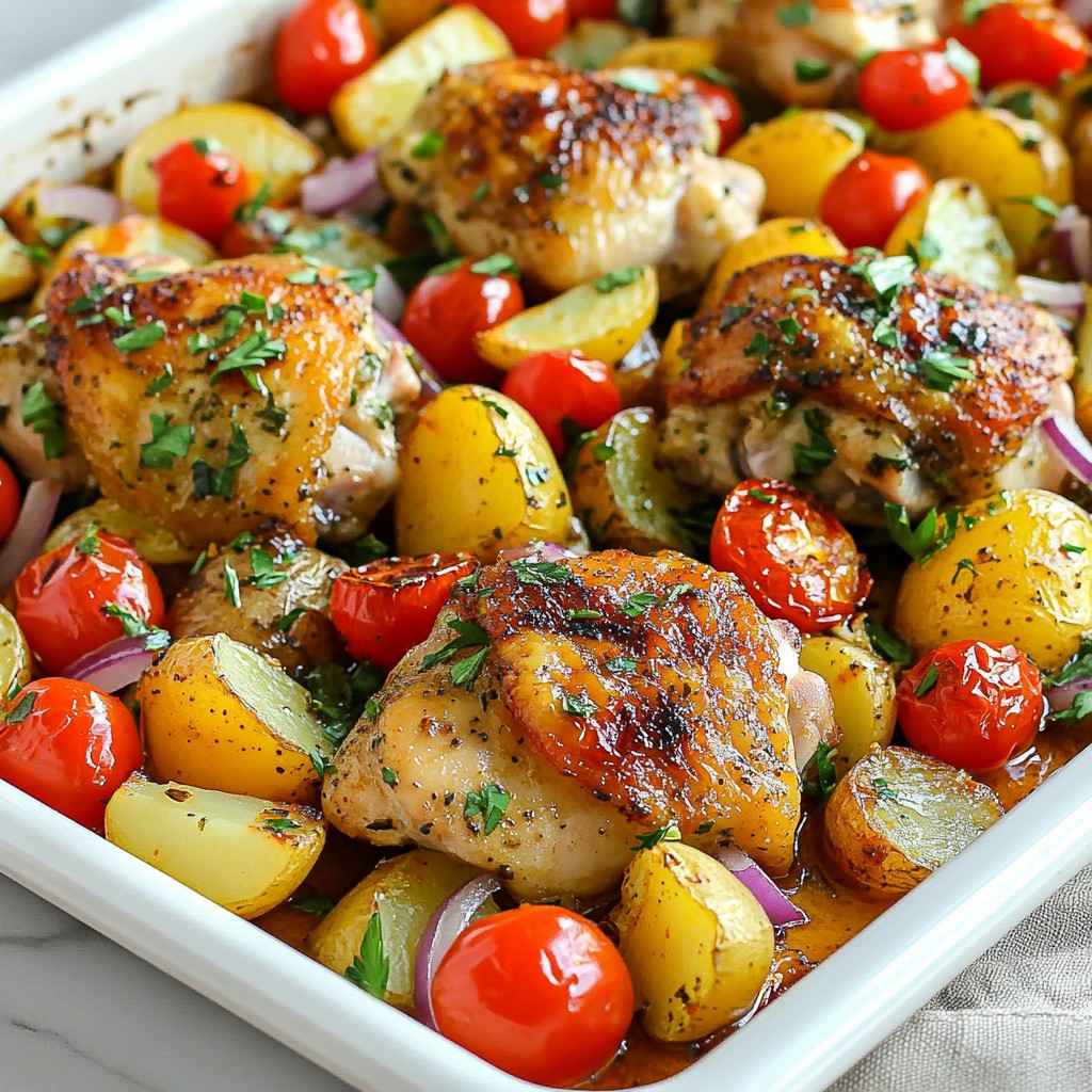 Greek Chicken Sheet Pan Dinner Simple and Tasty Meal