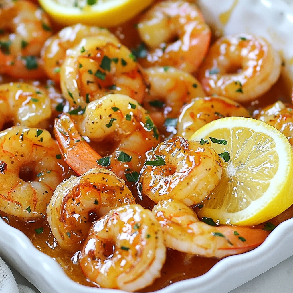 Honey Lemon Garlic Shrimp Simple and Flavorful Dish